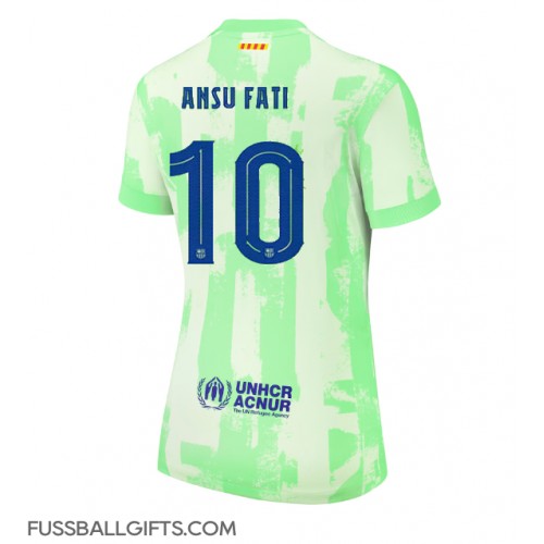 Barcelona Ansu Fati #10 Fußballbekleidung 3rd trikot Damen 2024-25 Kurzarm